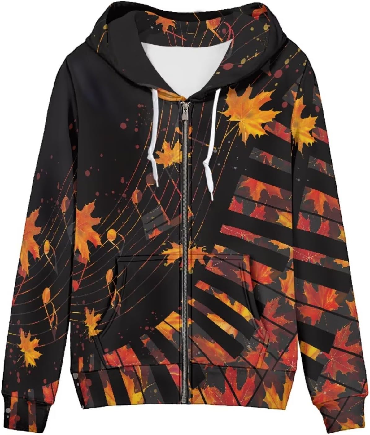 SYtrade Womens Full Zip Up Hoodies Long Sleeve Fall Jackets Zipper Novelty Sweatshirts