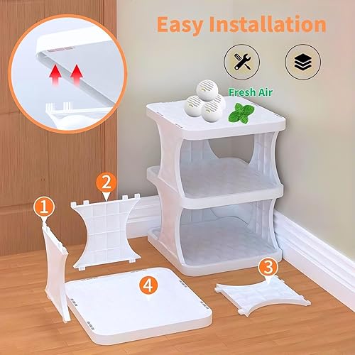 Miniatura 7 de Zapatero estrecho, organizador delgado de almacenamiento de zapatos, muebles que ahorra espacio, almacenamiento de armario de 5, 6, 7, 8, 9 niveles,