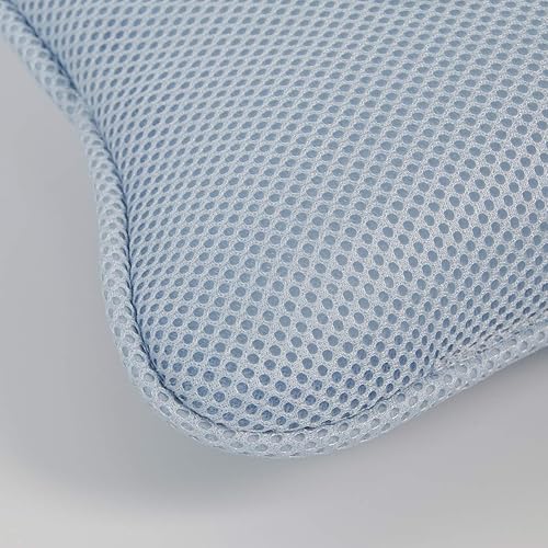 Miniatura 5 de Almohada para el cuello del baño, almohada para el reposacabezas del baño, almohada de apoyo para el cuello, hombros y reposacabezas con ventosa,
