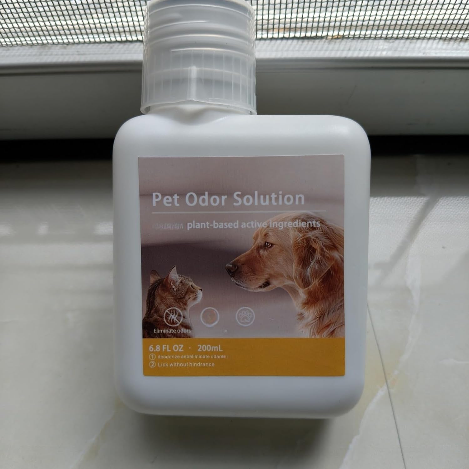4pcs/200ml， Ground Pet Deodorization Cleaning Liquid。Compatible for Dreame