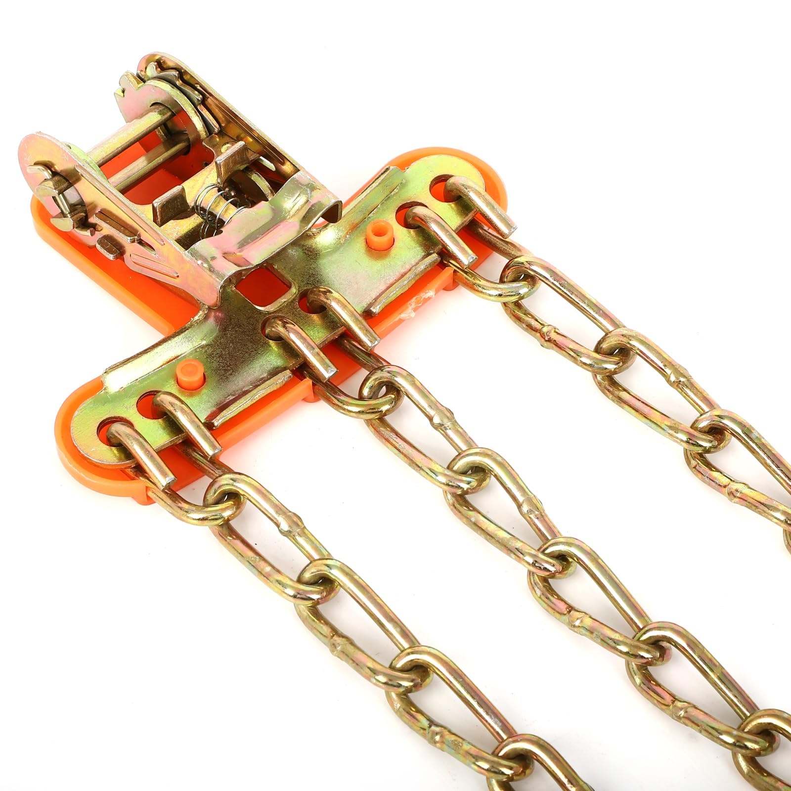 OCPTY Snow Chains Universal Tire Chains for Cars Snow Chains for Car Tires 165 175 185 195 205 215mm Emergency Traction Tire Chains for SUV/Trucks (Set of 8)