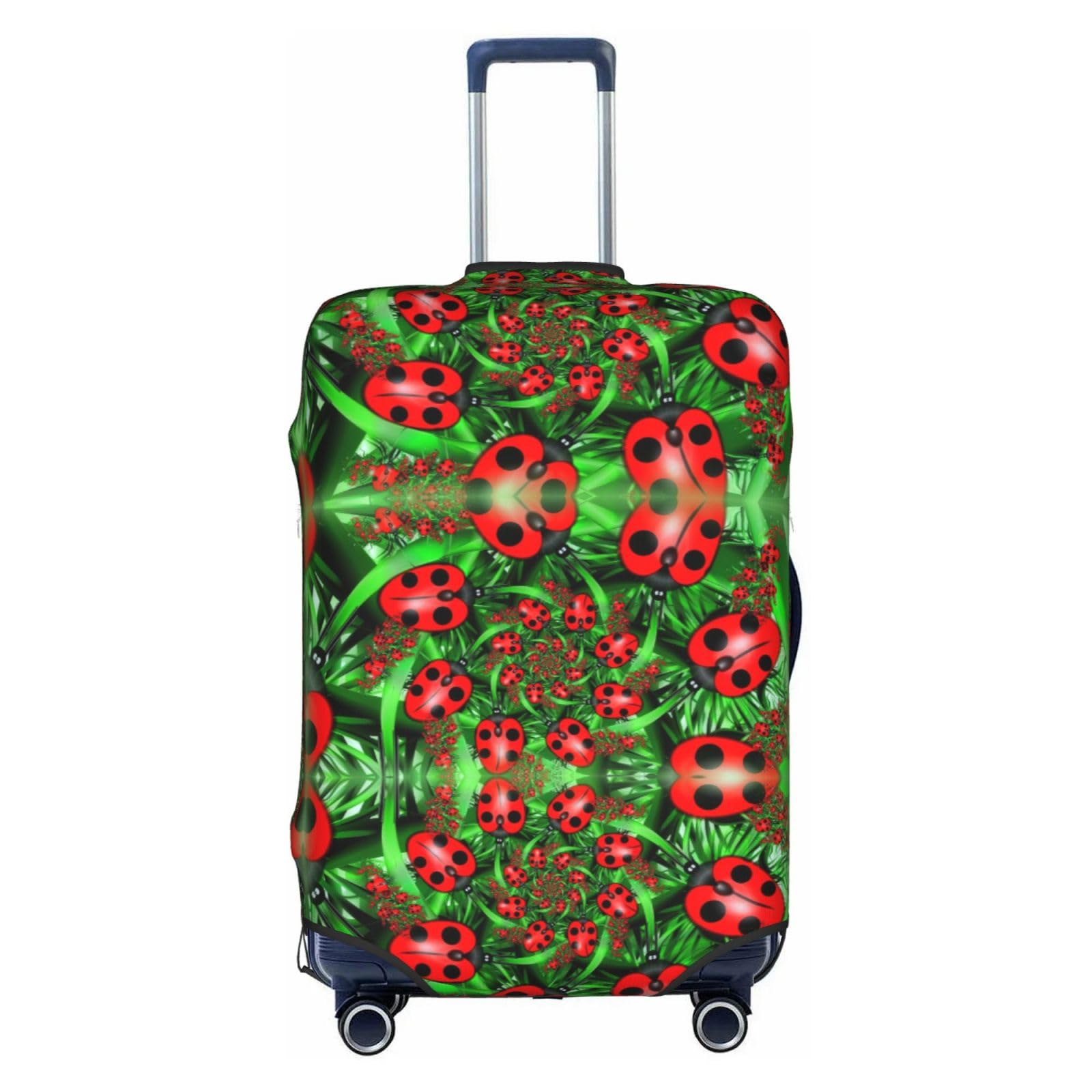 Housse de valise rouge de 45 à 81 cm lavable avec fermeture éclair