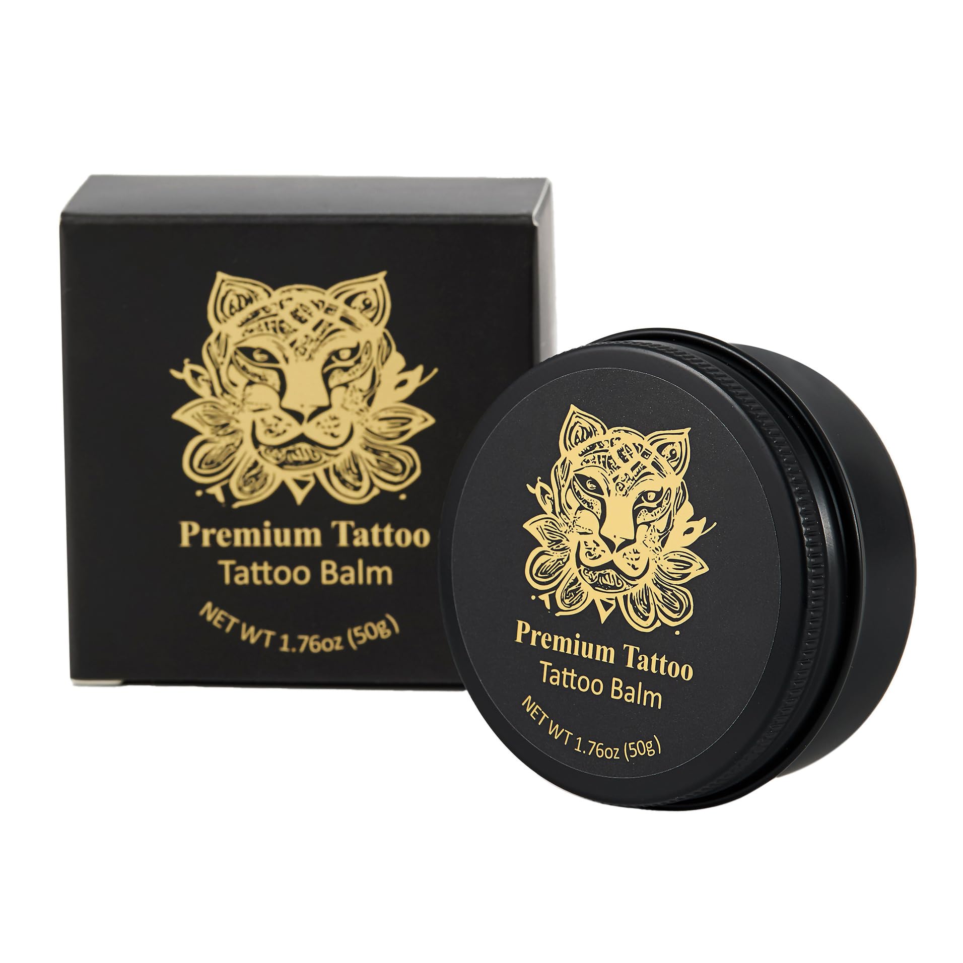 Premium Tattoo® Balm 50g, Tattoo Aftercare Balm for New & Old Tattoos, Soothing Tattoo Moisturiser with Shea Butter, Jojoba - Image 2