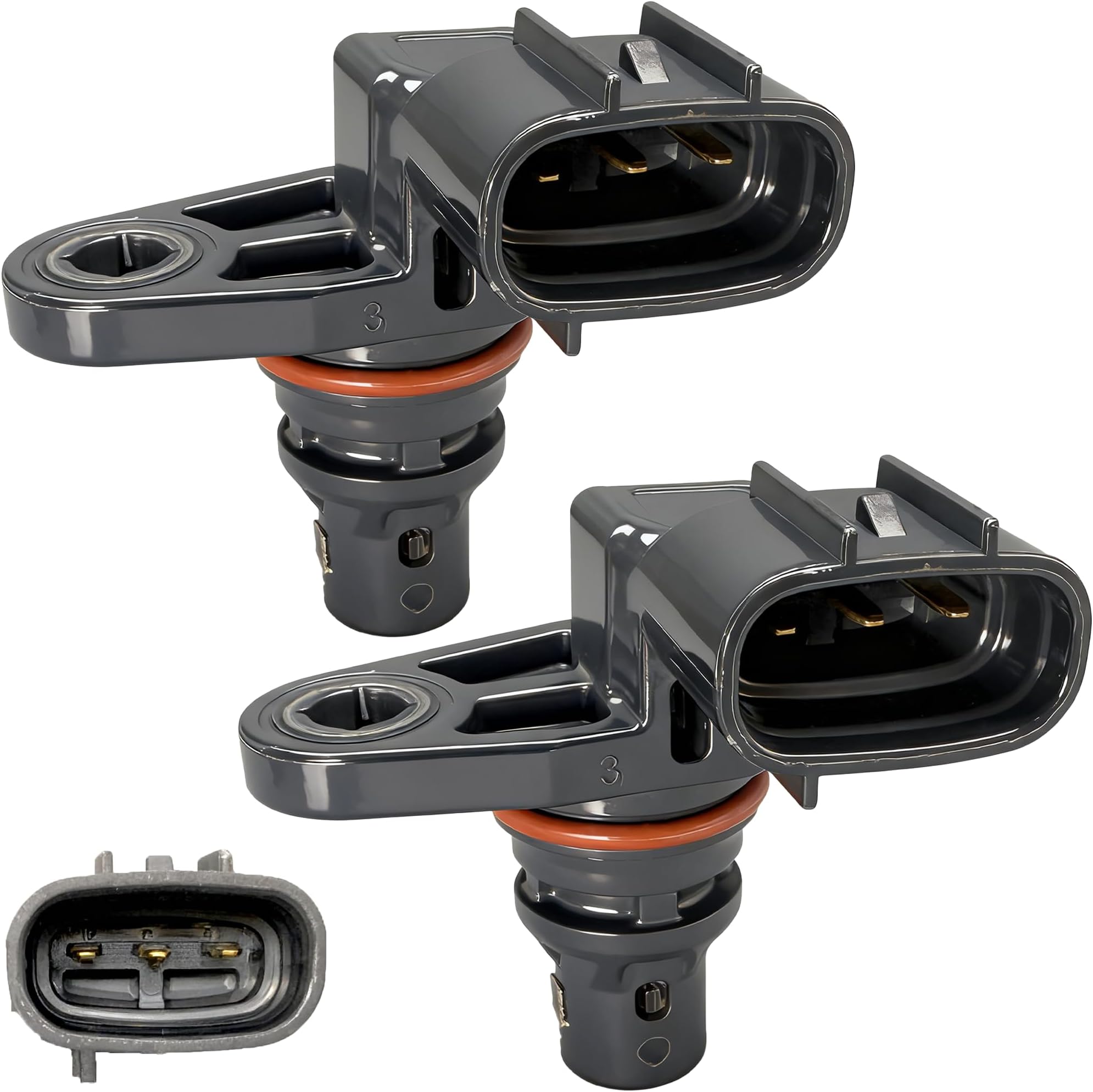 39350-2E200 2 Pcs Engine Camshaft Position Sensor Compatible With Hyundai Elantra Gt Kona Veloster&Kia Forte Forte5 Seltos Soul 2016 2017 2018 2019 2020 2021 2022 2023 Replaces PC1141,5S15066