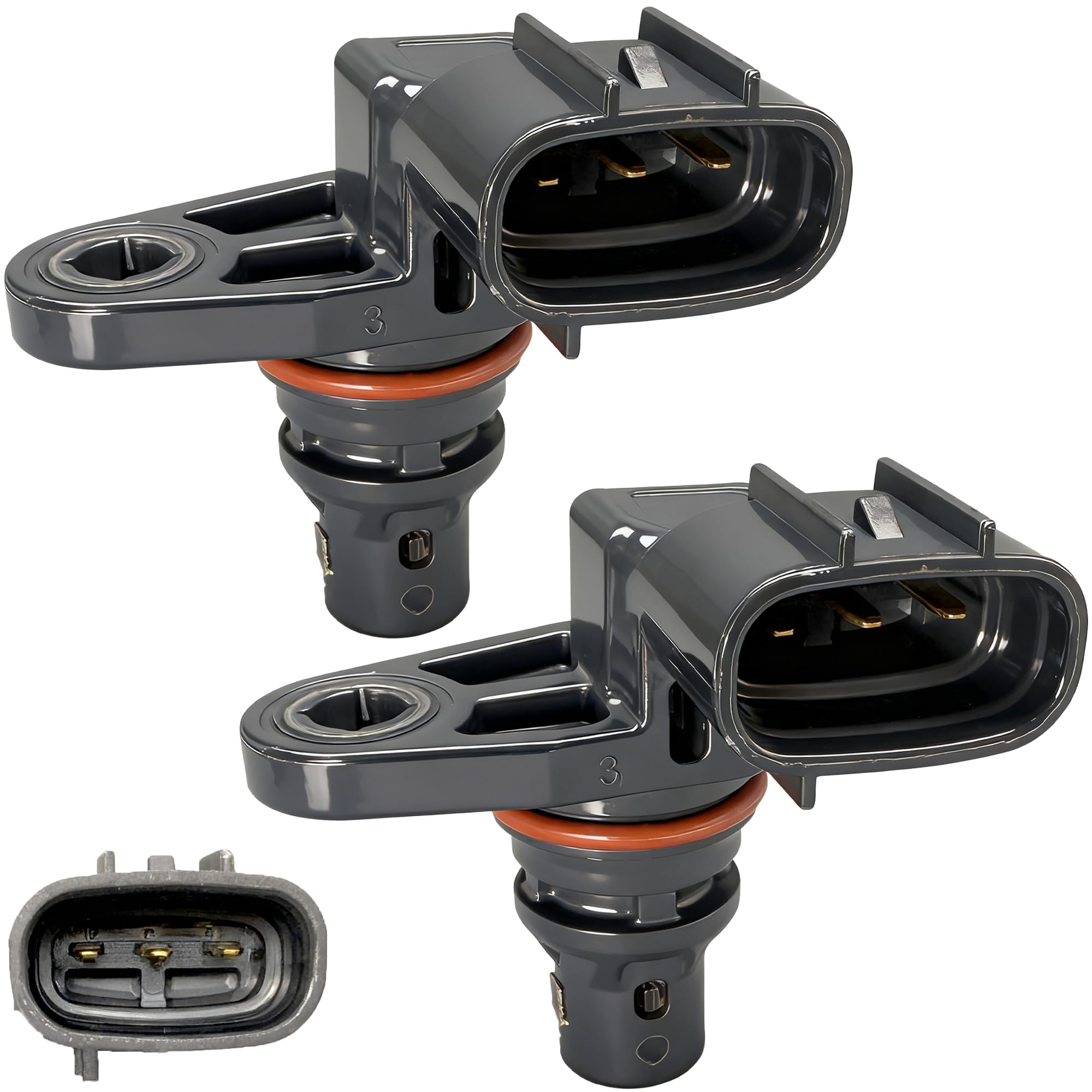 39350-2E200 2 Pcs Engine Camshaft Position Sensor Compatible with Hyundai Elantra Gt Kona Veloster&Kia Forte Forte5 Seltos Soul 2016 2017 2018 2019 2020 2021 2022 2023 Replaces PC1141,5S15066