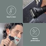 Panasonic ESLT2B imperméable 3-Blade Rasoir électrique pour hommes avec moteur linéaire ultra-rapide, noir