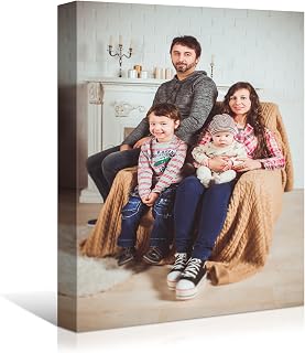 Denozer Custom Photo Canvas Print - Personalized Wall Art 40x20 Inch Gallery Wrapped for Home Decor & Gifts