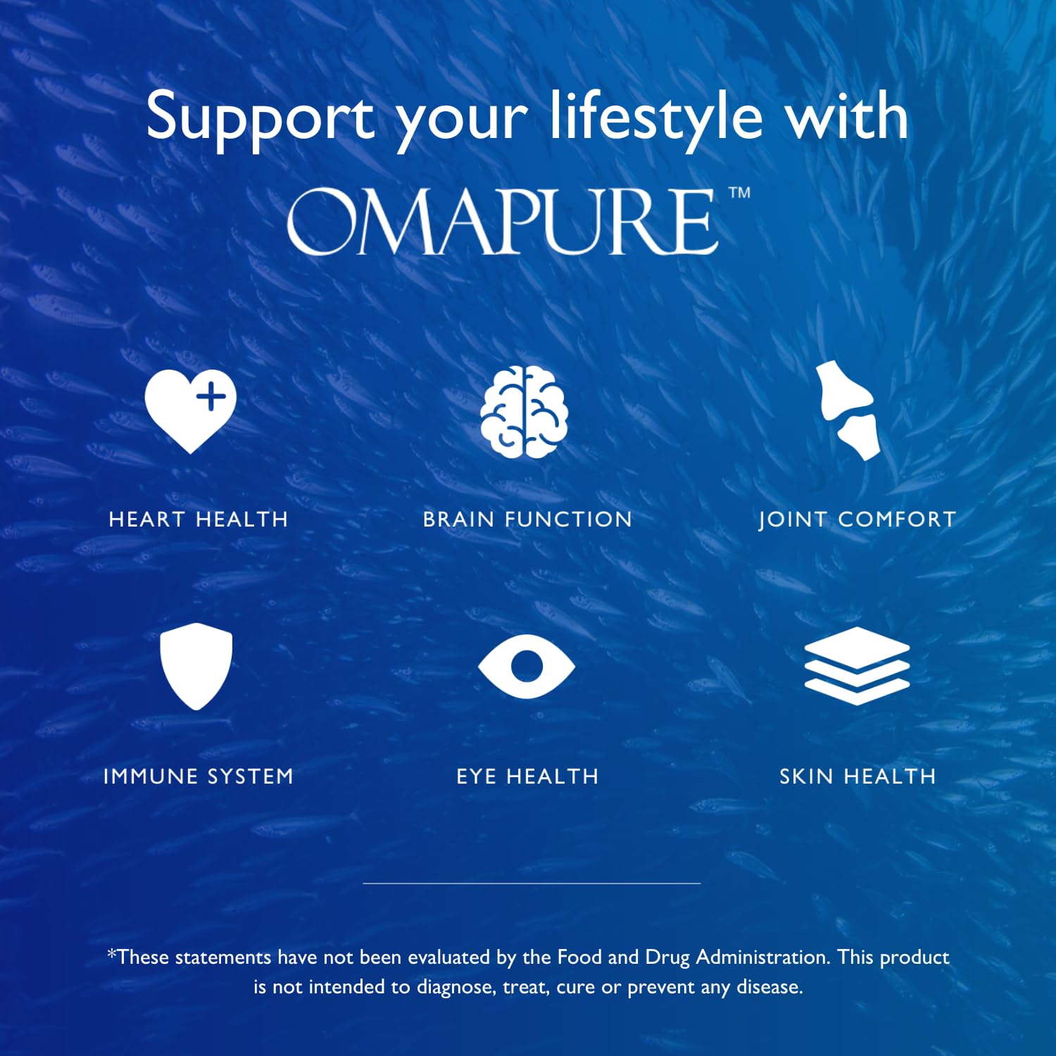 OMAPURE Fish Oil Omega 3 Supplements - Triple Strength - High EPA, DHA - IFOS Lab Tested - Supports Heart & Brain Health - Burpless Capsules - Wild Caught - (3 Bottles - 120 Softgels Per Bottle) — Amazon image 8