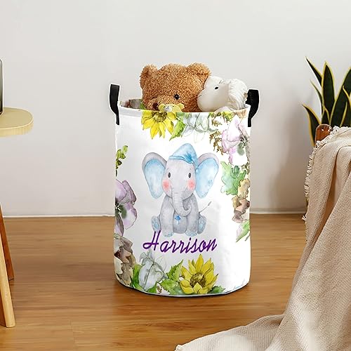 Miniatura 9 de Cestas de lavandería personalizadas con nombres, cesta de lavandería personalizada para niños, niñas, niños, cesta de lavandería con princesa niña