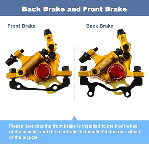 Miniatura 5 de HB-100 Line Pulling Pinzas de freno de disco hidráulicos, frenos de disco mecánicos para MTB, bicicleta de montaña, bicicleta eléctrica y bicicleta
