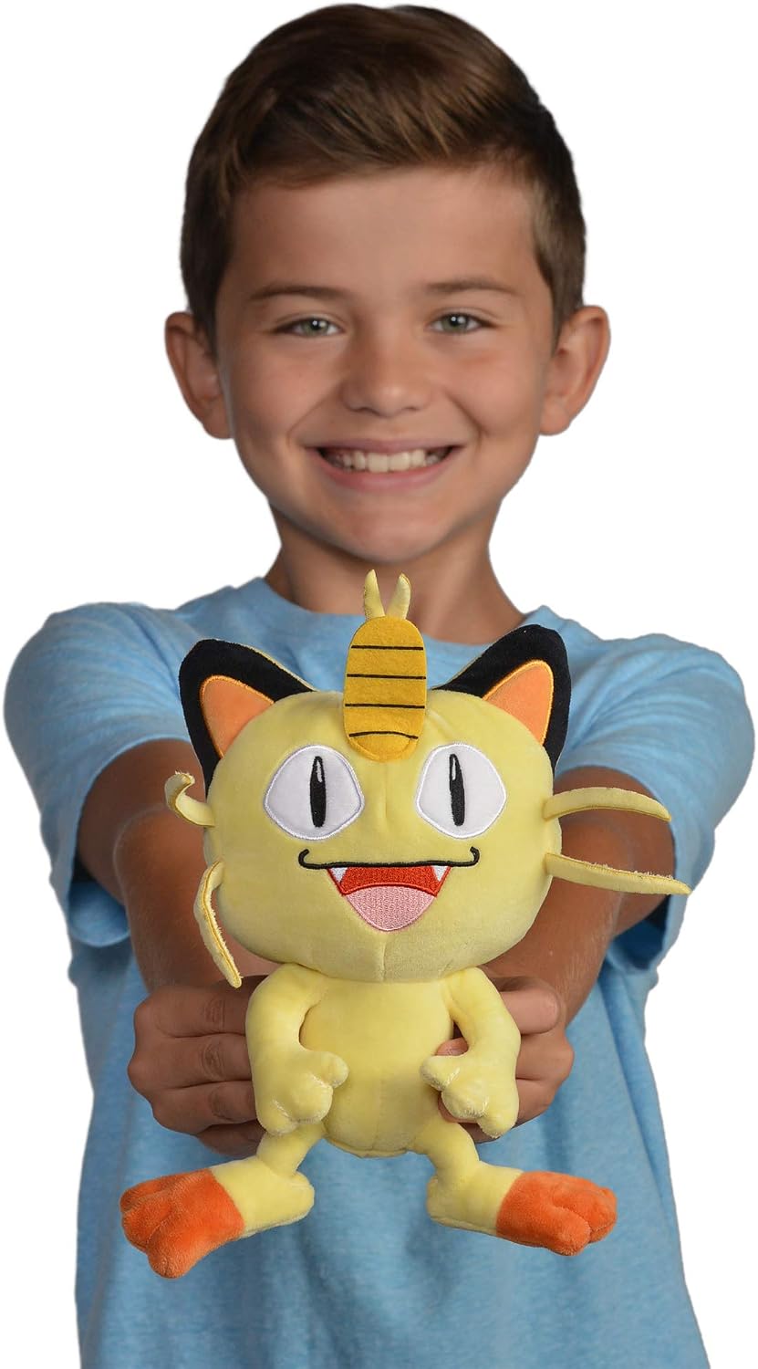 Pokémon Meowth Plush Stuffed Animal Toy - 8"