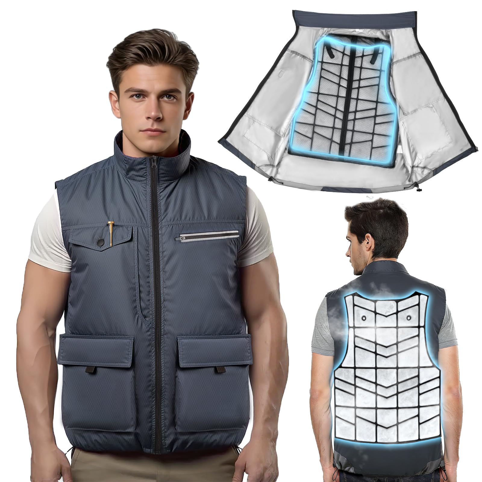 Amazon | [Innzee] 冷却ベスト【瞬間冷却】PCM冷感素材 繰り返し使用