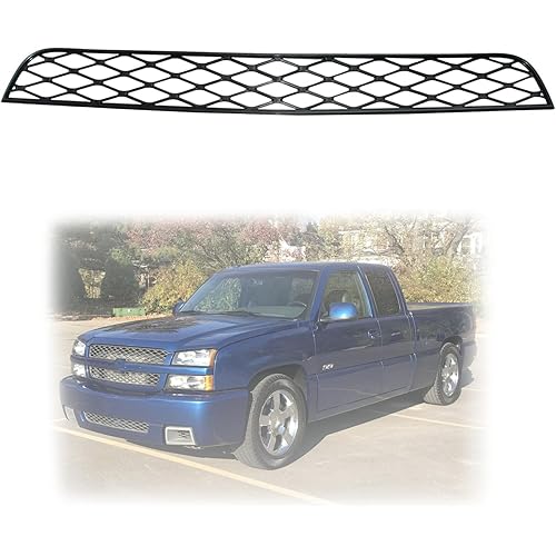Matte Black Front Lower Grille For 2003-2006 Chevry Silverado 1500