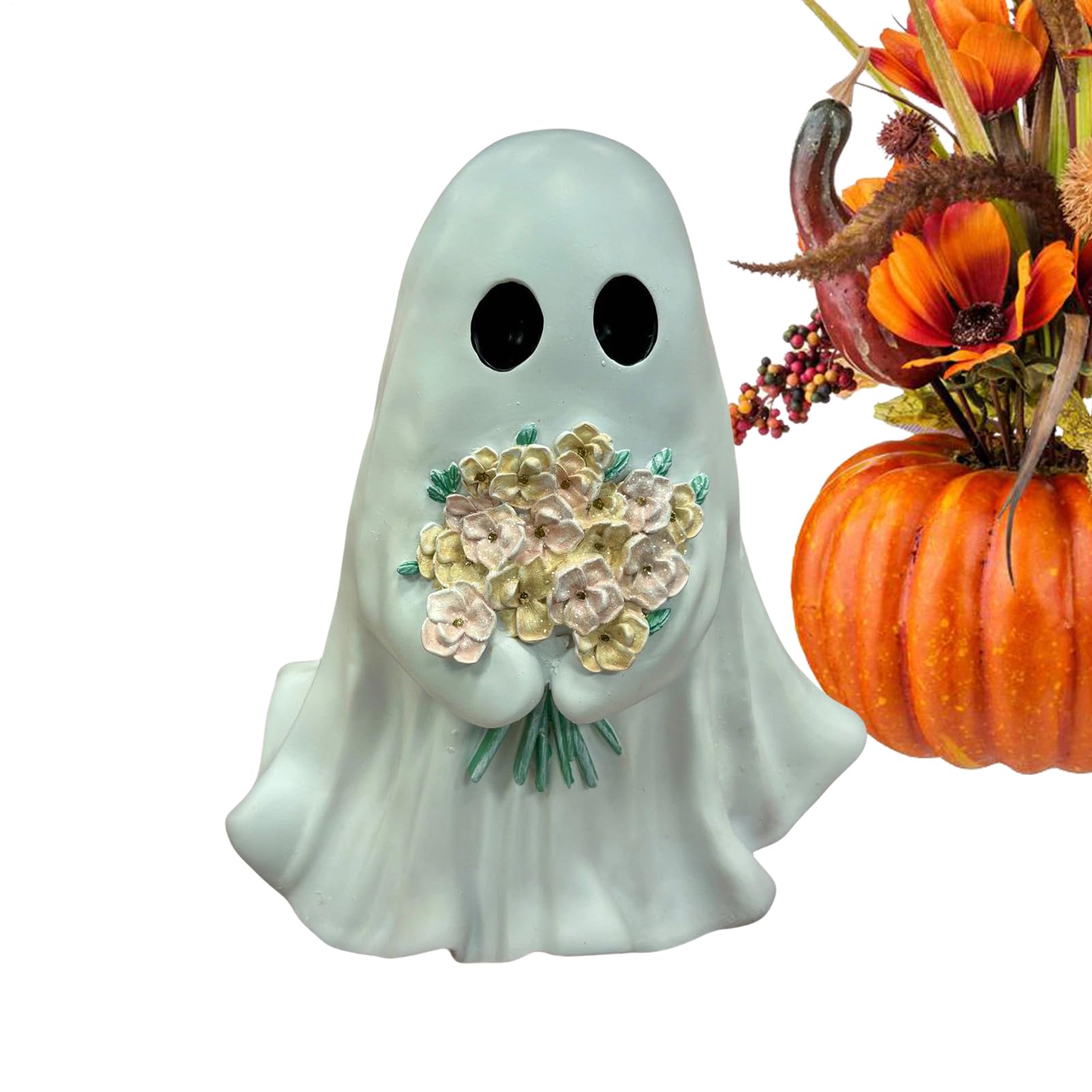 Figurine fantôme en résine durable pour remplacer les décors d'Halloween fragiles