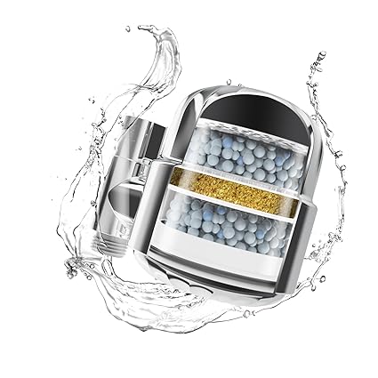 AUQRER High Pressure Shower Head, Stainless Steel Showerhead for Homes with Low Water Pressure