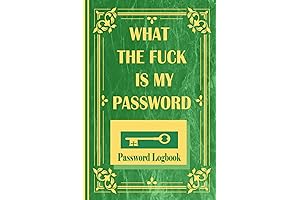 What the fuck is my password: Password logbook