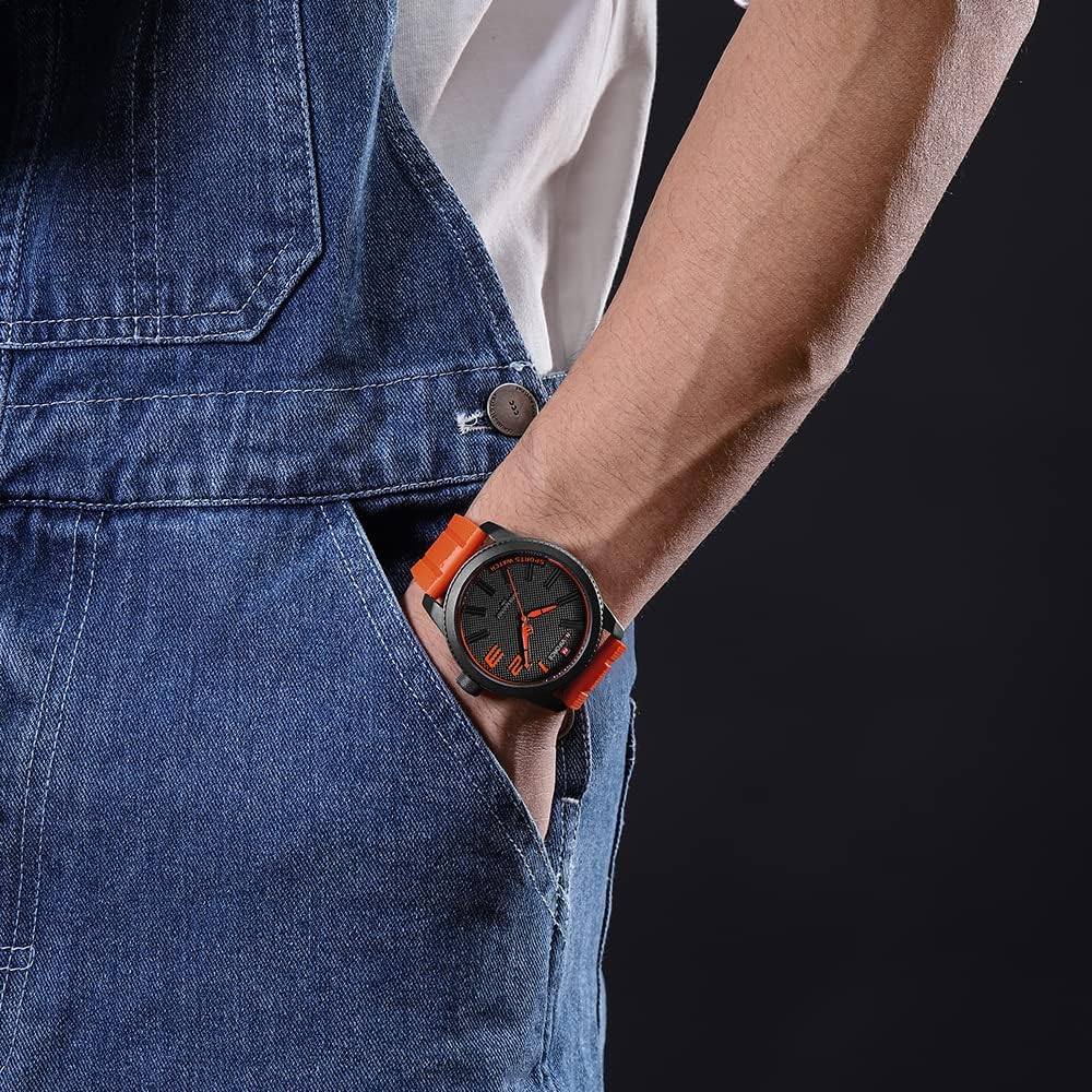 NAVIFORCE Sport Waterproof Watches for Students Boys Men, Silicone Band Watch with Second Hand - Image 8