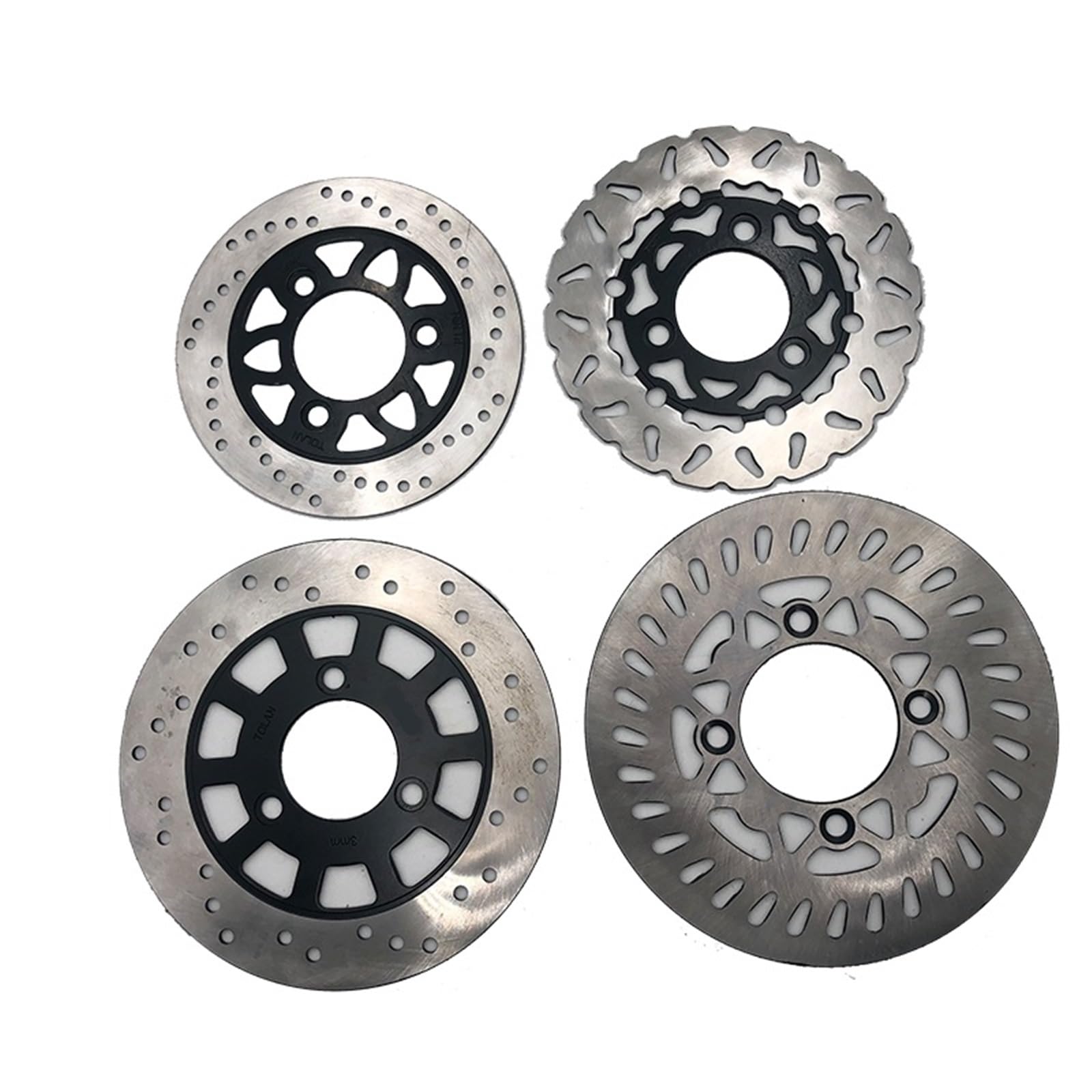 Rotore Disco Freno Piastra del freno a disco di spessore 3mm materiale d'acciaio 180mm 200mm 220mm 230mm per motorino ciclomotore per motociclo