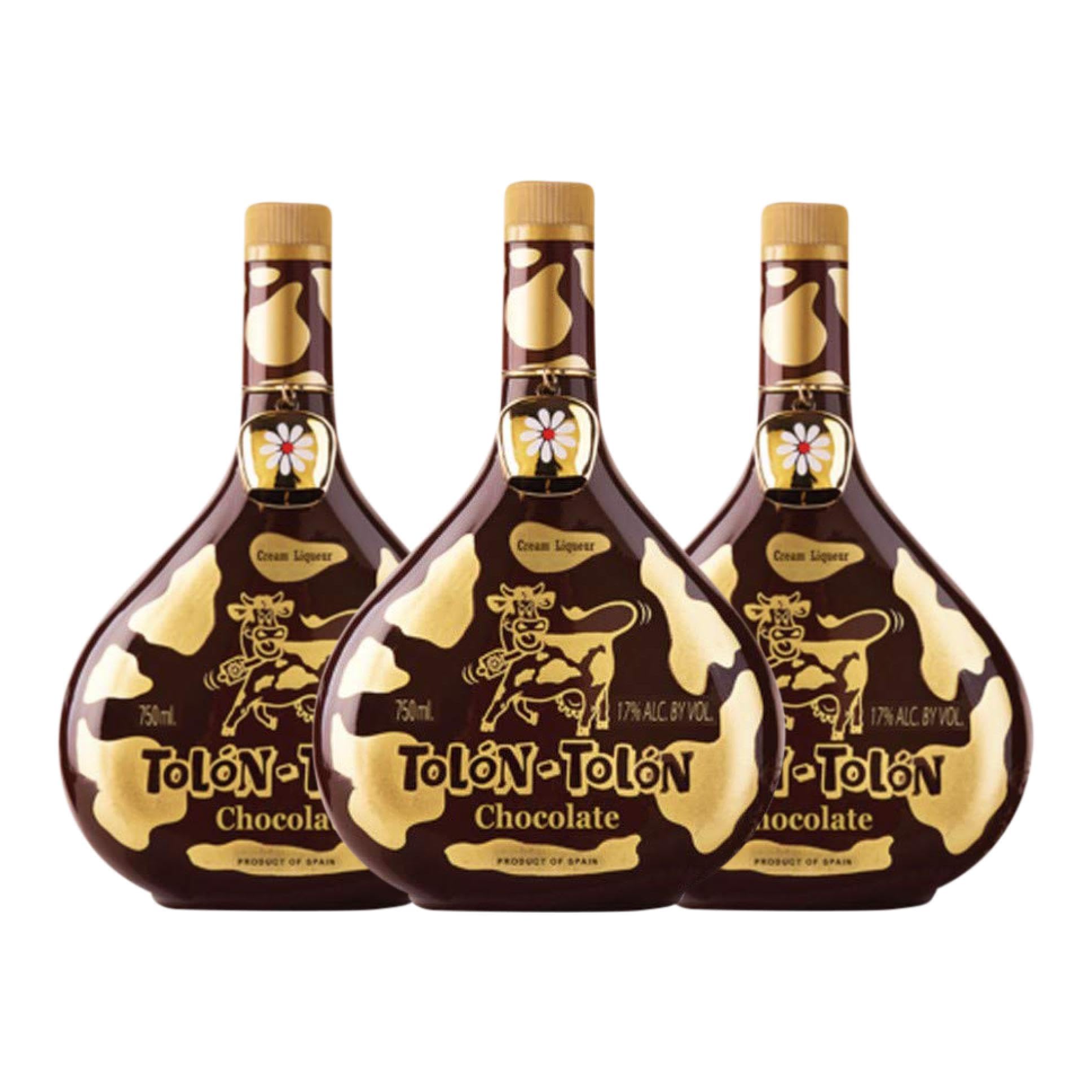 Crema de Licor Campeny Tolon-Tolon Chocolat Cream 70 cl (Caja de 3 Botellas de 70 cl)
