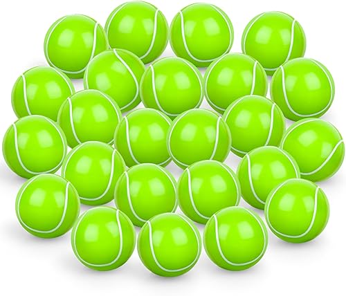24 pelotas inflables de tenis para niños, pelotas deportivas de goma de 1.260 in a granel para recuerdos de fiesta, rellenos de bolsas de regalo,