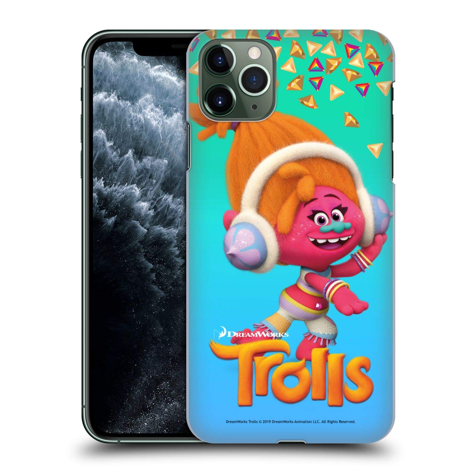 Head Case Designs Officially Licensed Trolls DJ Suki Snack Pack Hard Back Case Compatible with Apple iPhone 11 Pro Max