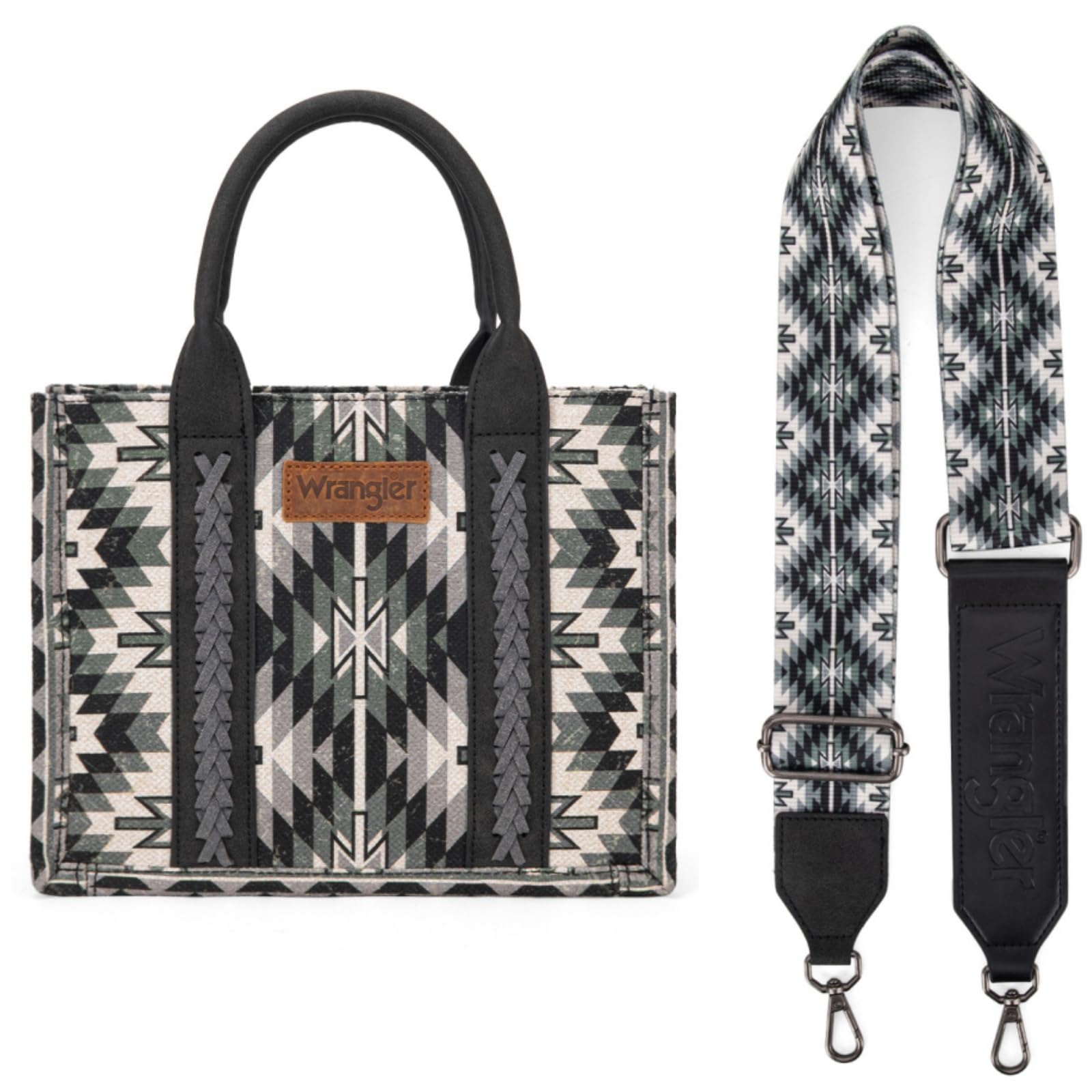 Montana West X Wrangler Tote Bag for Women Boho Aztec Shoulder Purse Top Handle Satchel Handbag