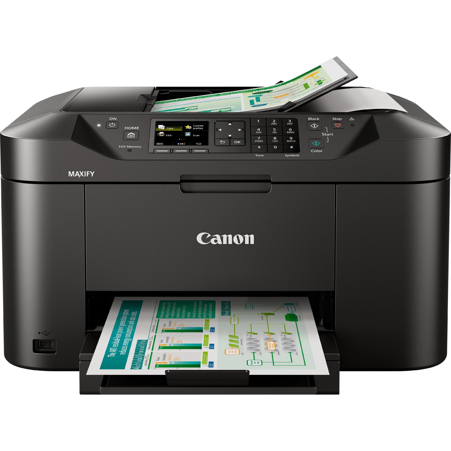Canon MB2150 - Stampante multifunzione a getto d'inchiostro, a colori, 19 ppm, USB
