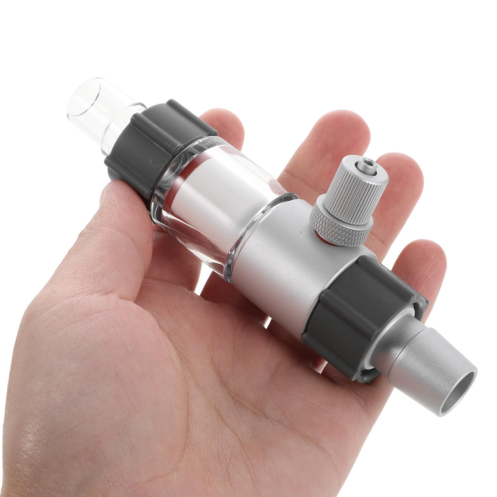Homoyoyo Diffuseur de Co2 pour Aquarium Planté en Verre M2 Diffuseur d'Oxygène Nano-Bulles Clapet Anti-Retour Compatible Systèmes Hydroponiques Accessoire pour Pompe à Air Entretien