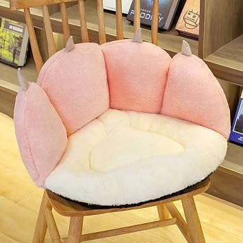 Braiton Cat Paw Seat Cushion Chair Pads Plush Sofa Cushion Bear Paw Shape Lazy Sofa Soft Chair Floor Cushions Cute Pillow Big Seat Pad Home Decor,Pink,L
