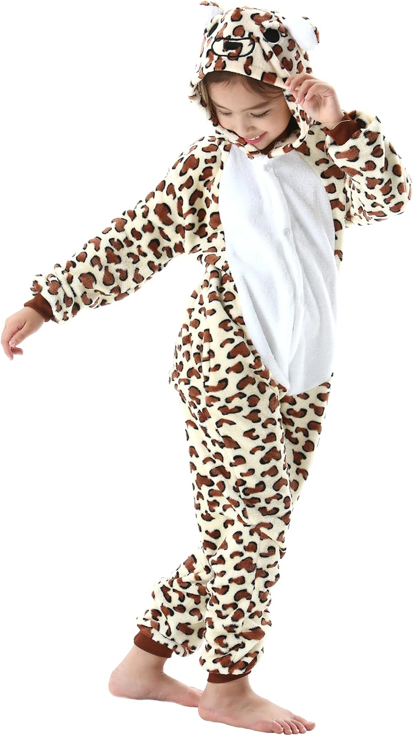 ATOZ Onesie for Kids, Animal Pajamas Halloween Cosplay Costume for Girls Boys