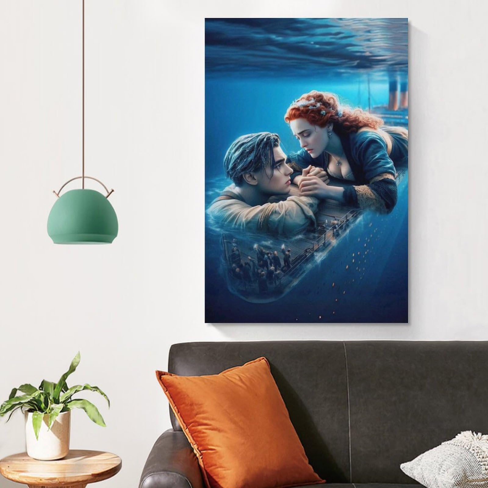 Amazon.co.jp: Titanic タイタニック 映画 ポスター (4) キャンバス