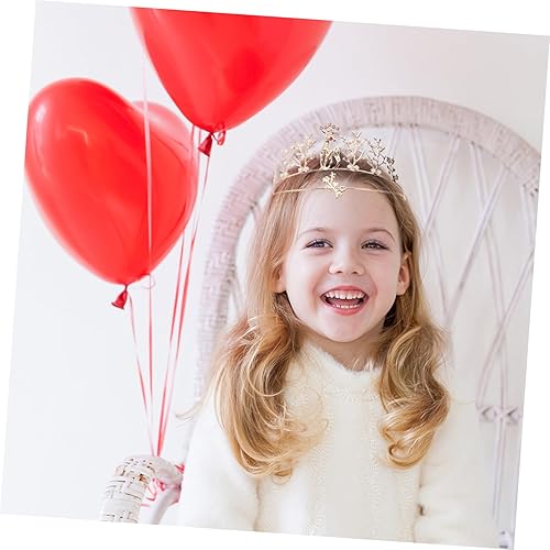 Miniatura 2 de NOLITOY 3 diademas de renos de Navidad para niños, princesa para mujer, tiara de diamantes de imitación de Navidad para joyería de boda, tiara de