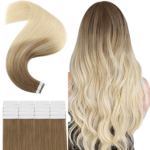 Erfahrungen zu YoungSee Echthaar Extensions Tape Balayage Remy