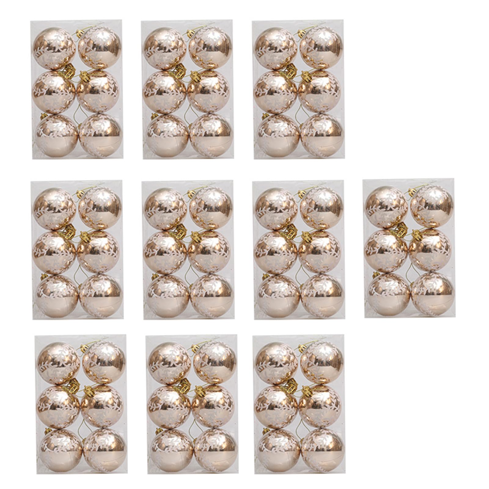 Boules de Noël pour sapin lot de 10 déco de table et fenêtres de fête