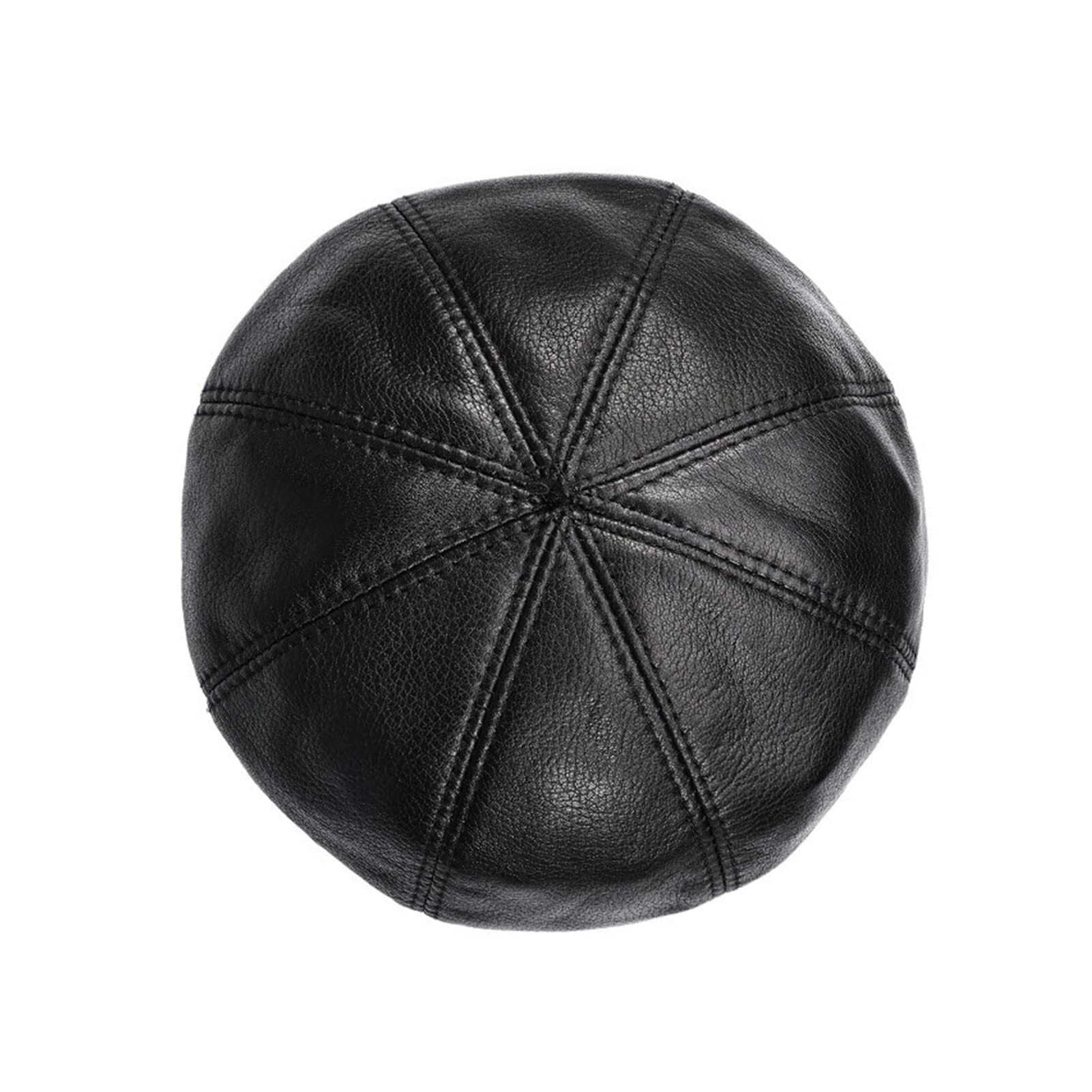 Pudi Kobiety Prawdziwej Skóry Beret Czapka Kapelusz 2021 Brand New Men Real Owce Skórzane Newsboy Berets Caps Hols HL931