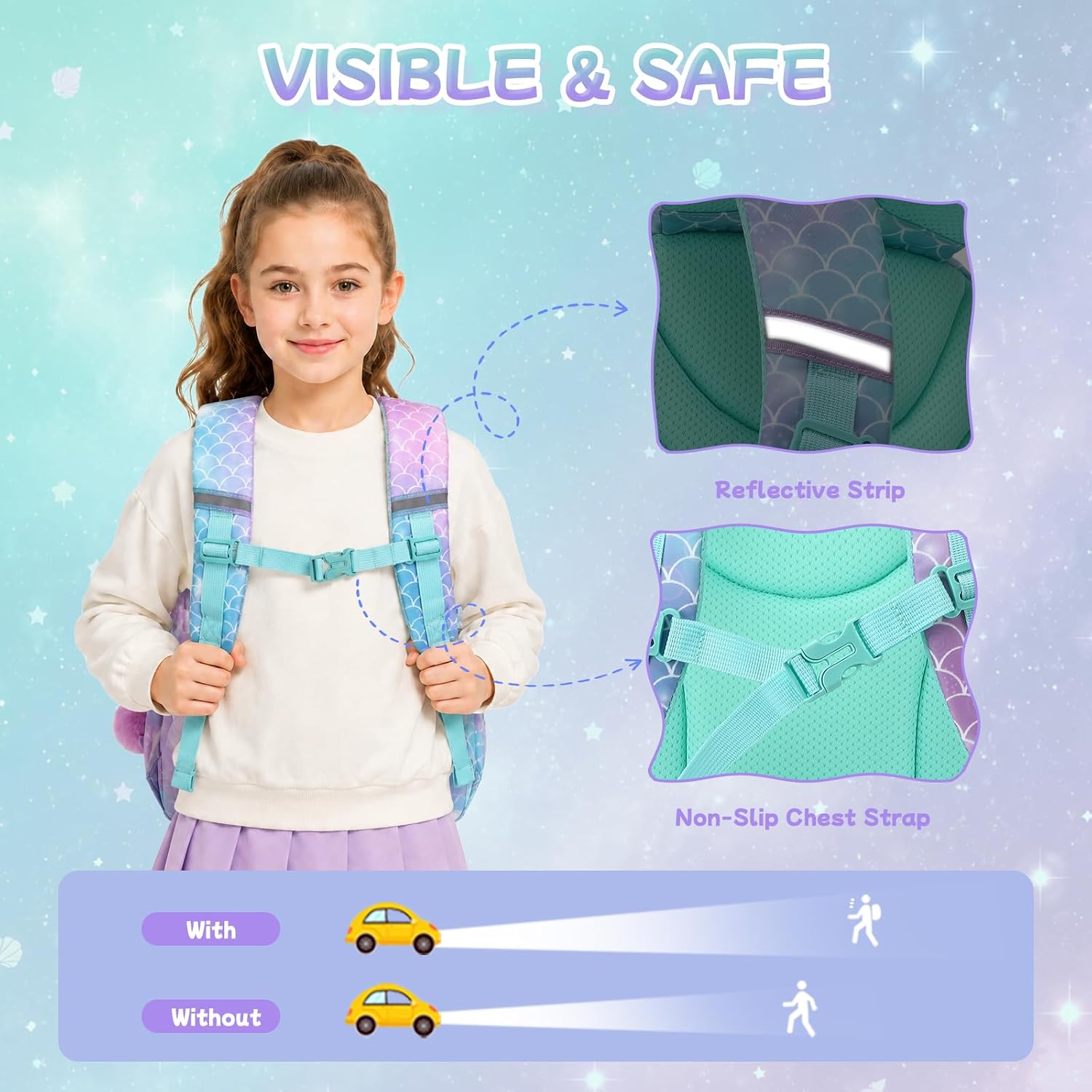 School Backpack Kids Backpack Girls Anti