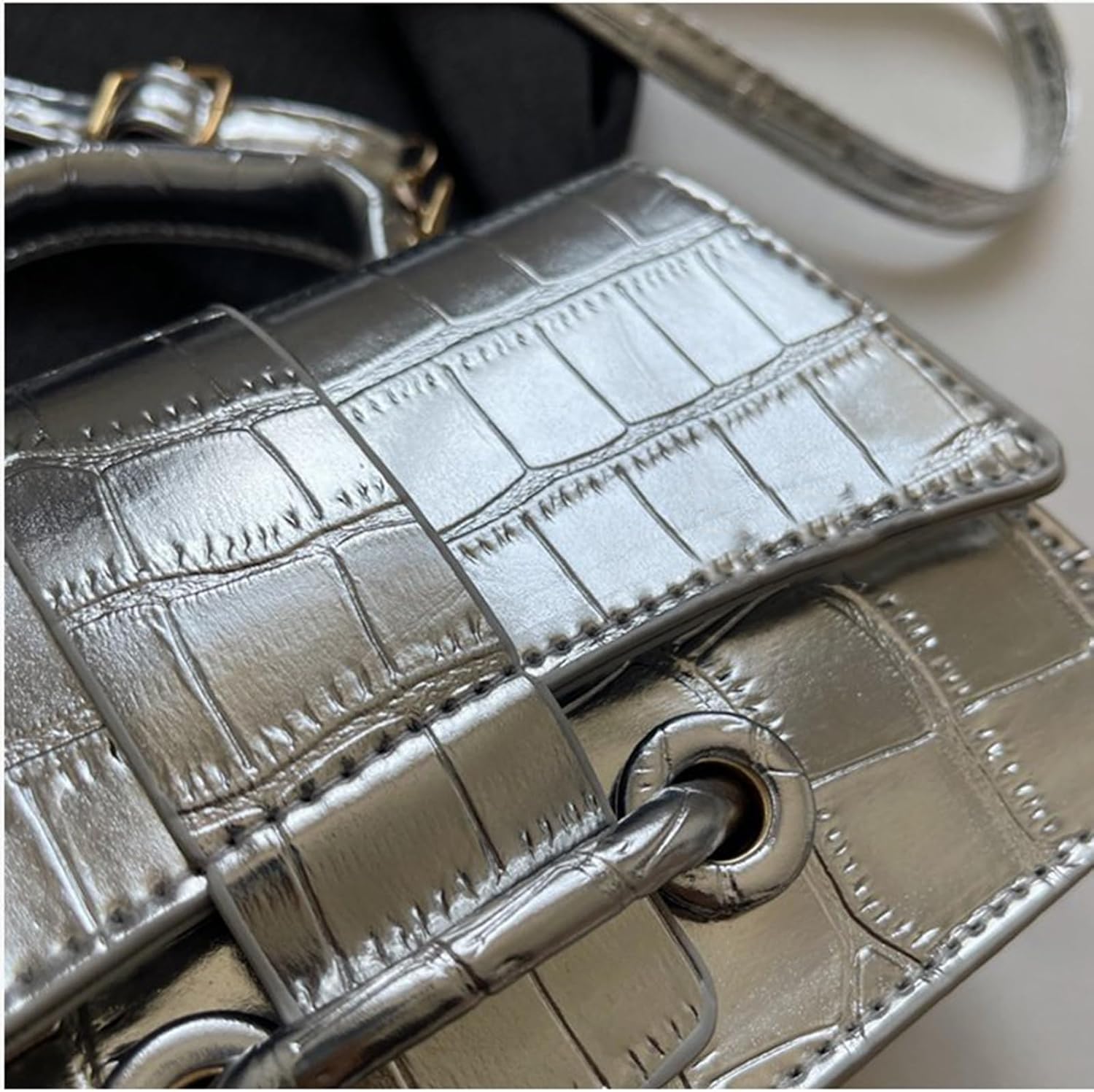 Mini Handbag Purse for Women PU Leather Top Handle Evening Bag,Cute Small Crossbody Clutch Wallet - Image 4