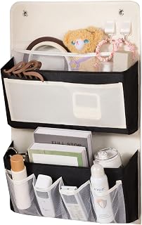 Hanging Organizer Storage Bag Foldable, Space-Saving Closet Organizer Hunging with Multiple Pockets, for Accessories, Sturdy, Durable, and Easy to Hang, Perfect for Bedrooms Dorms or Travel