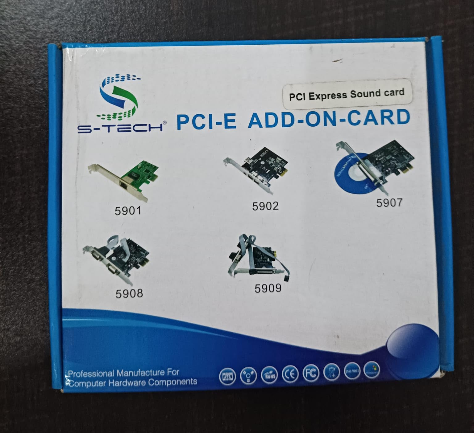 PCI Express Sound Card for Desktop PC