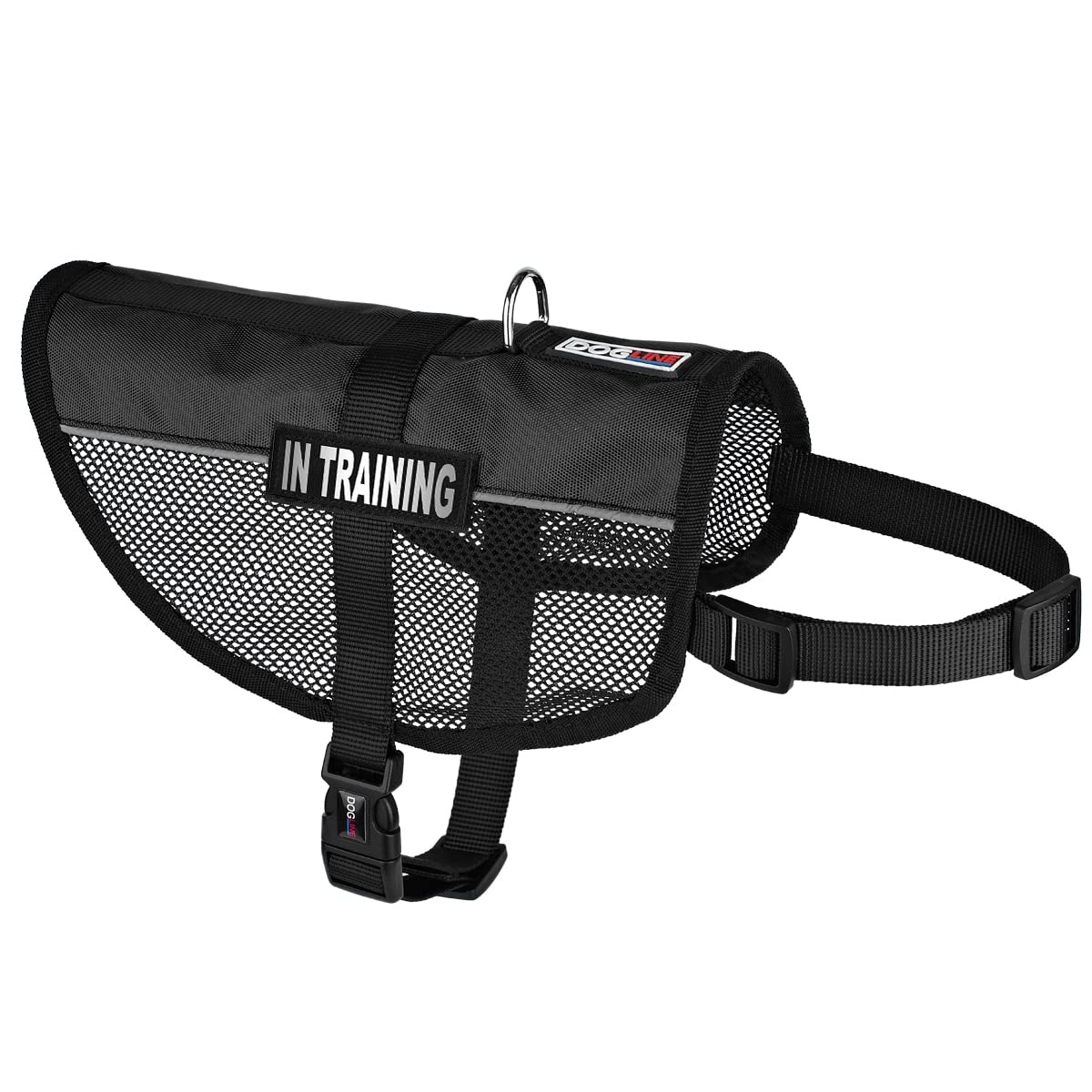 Dogline 17"-21" MaxAire Mesh Vest for Dogs and 2 Removable in Training Patches