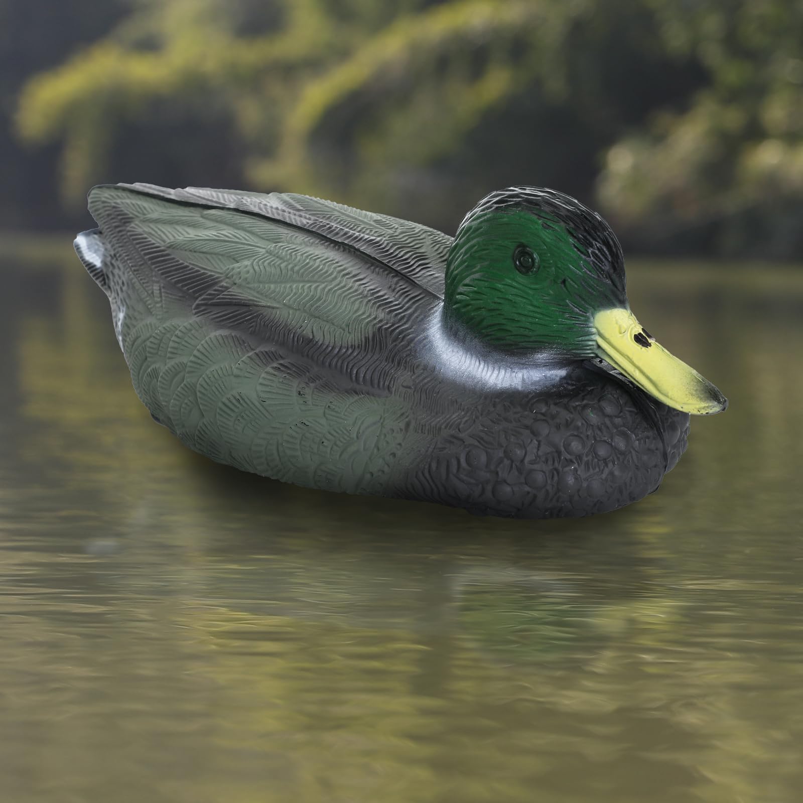 Señuelo de pato para caza, equipo de decoración de jardín (1 pato mallard)