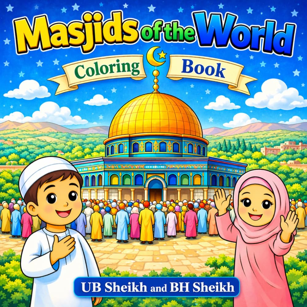 Masjids of the World - Coloring Book: Explore Over 100 Masjids — Ancient to Modern — From Around the World in This Fun and Engaging Coloring Book for All Ages