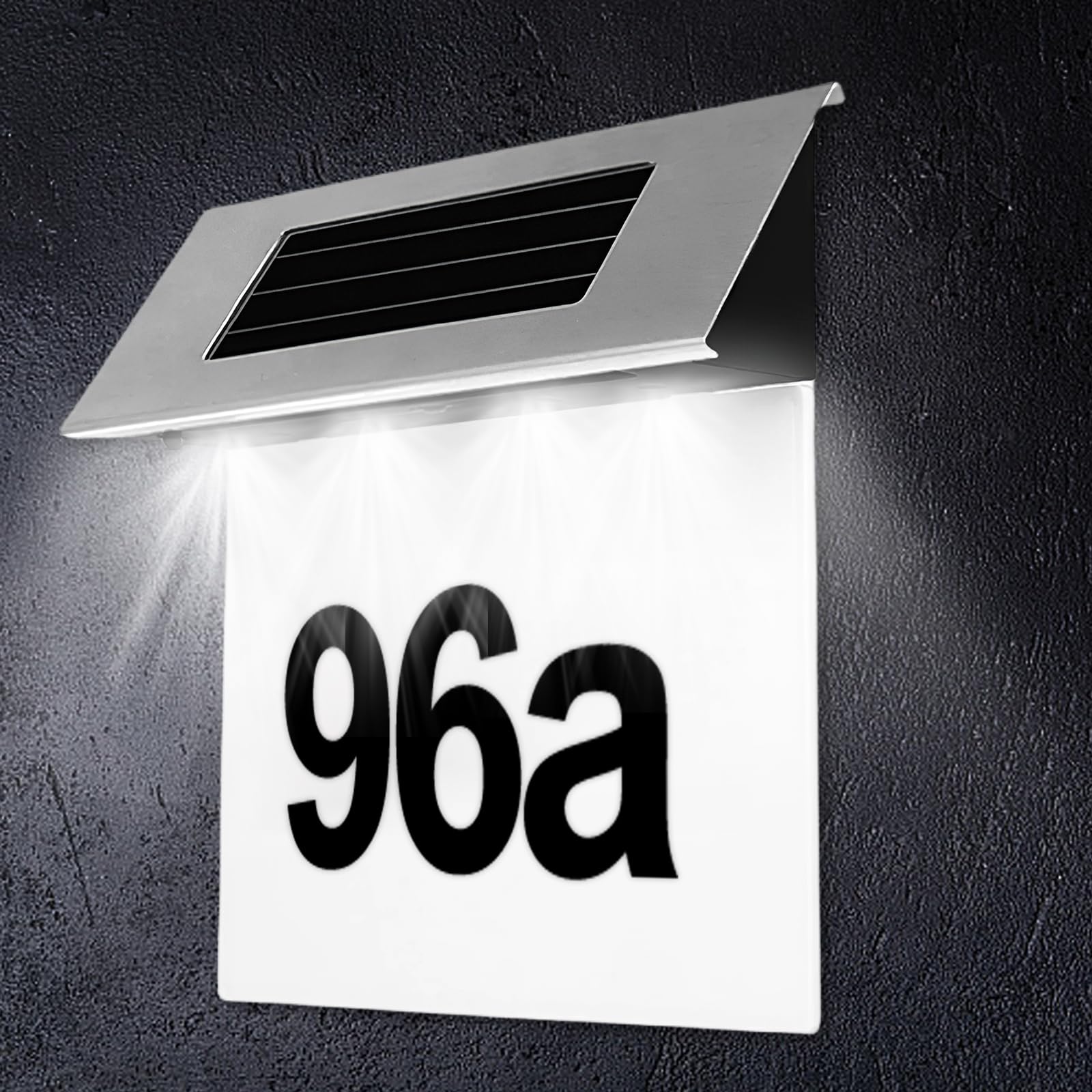 Lumière Solaire Extérieure Numéro De Maison Led Numéro D'adresse