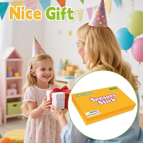 Miniatura 7 de Paquete de 12 palitos sensoriales, juguetes sensoriales calmantes texturizados para niños con autismo, alivio de la ansiedad para actividades