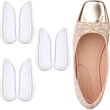Heel Wedge Silicone 3 Pairs Adhesive Shoe Insert Insoles for Knock Knee Pain, Bow Legs, Foot Alignment Pronation, Supination, Corrective Pads for Men, Women Transparent, 3Pairs