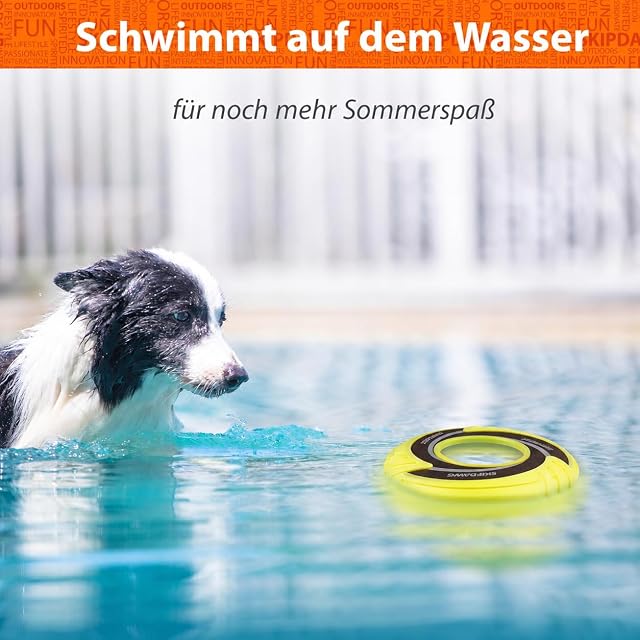 Foto 3 de 7 de SKIPDAWG Frisbee para perros, juguete para perros, disco volador