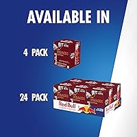 Vista 7 de Red Bull, Peach Edition - Bebida energizante de melocotón, 8.4 onzas líquidas, 24 latas (6 paquetes de 4)