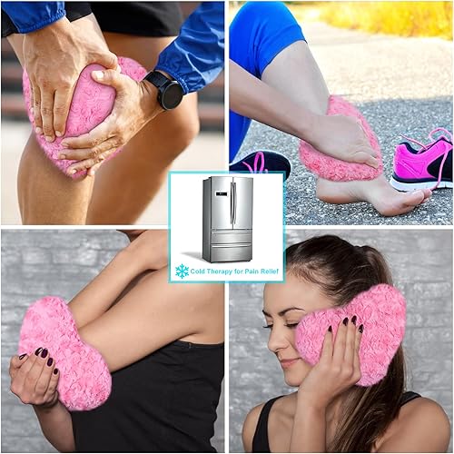 Miniatura 3 de Atsuwell Almohadilla térmica para microondas, almohada de calor húmeda y cálida multiusos, almohadilla térmica esponjosa para microondas para