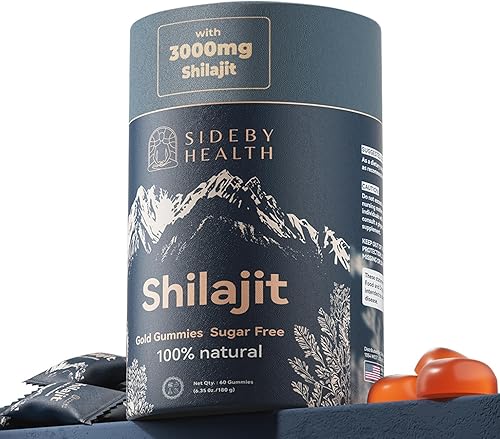 Shilajit - Gomitas Shilajit puras del Himalaya para hombres, 3000 mg de Shilajit de grado platino para mujeres y hombres, refuerzo de energía y
