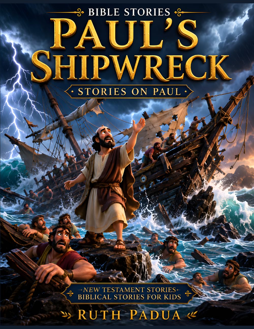Bible Stories, Paul's Shipwreck, Stories on Paul, New Testament Stories, Biblical Stories, Sunday School Book, Christian Children Stories: Religious, ... Book, Biblical Stories for Kids, Noah's Ark